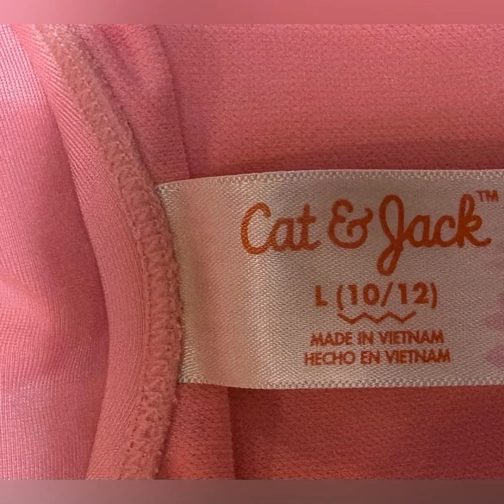 Like New! Cat & Jack, Shimmery Rainbow Ombré Swimsuit, Girl’s Size 10/12